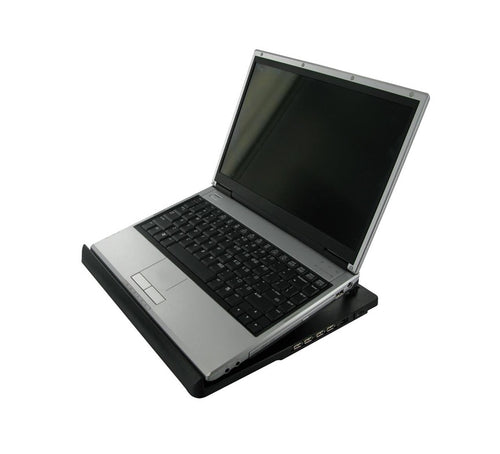 Supporto per notebook con ventole di raffreddamento
