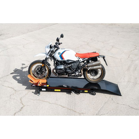 Ponte moto Sollevatore idraulico per moto e scooter con pompa a pedale - 450 kg