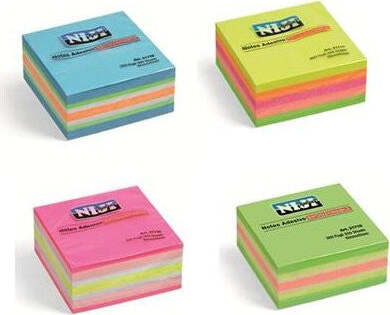 Notes-adesivi-Lebez-21710-MEMO-STICK-Cubo-Assortito