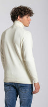 Notting-Hill-Pullover-Dolcevita-Uomo-Bianco-Maglione-Collo-Alto-Bianco