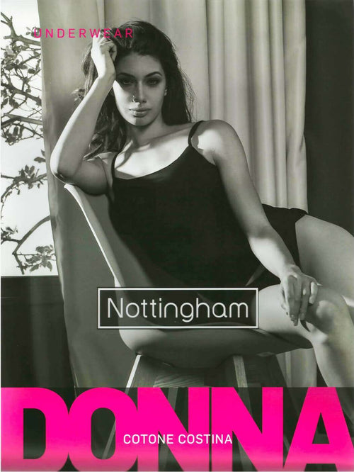 Nottingham Canottiera Donna Spalline Sottili 100% Cotone Canotta Tinta Unita Art. Vs4014bw Moda/Donna/Abbigliamento/Abbigliamento da notte lingerie e intimo/Lingerie & Intimo/Corpetti e canottiere L’Orchidea - Siderno, Commerciovirtuoso.it