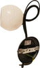 Novecento Applique Arabella Ferro E Vetro Nera Antracite Lampada a Parete Rotonda Vetro Trasparente E Bianco Illuminazione/Illuminazione per interni/Illuminazioni per pareti/Applique Ideart - Valdilana, Commerciovirtuoso.it