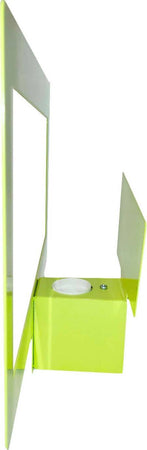 Novecento Applique Lampada Da Parete Verde In Metallo Porta Lampada Da Muro E 27 Design Moderno 39 X 28.5 X 24 Cm Illuminazione/Illuminazione per interni/Illuminazioni per pareti/Applique Ideart - Valdilana, Commerciovirtuoso.it