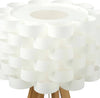 Novecento Lampada Da Tavolo Moki Bianca e Legno Design Moderno Stile Scandinavo Natalie 271 Lampada in Bamboo E Carta Porta Lampada E14 11w Max Illuminazione/Illuminazione per esterni/Lampade da tavolo Ideart - Valdilana, Commerciovirtuoso.it