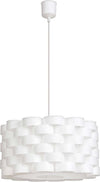 Novecento Lampadario a Soffitto Bianco Design Moderno Stile Scandinavo Lampadario Blanche 271 Lampadina E27 Illuminazione/Illuminazione per interni/Lampadari lampade a sospensione e plafoniere/Lampadari Ideart - Valdilana, Commerciovirtuoso.it