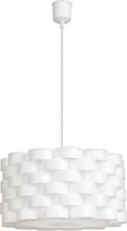 Novecento Lampadario a Soffitto Bianco Design Moderno Stile Scandinavo Lampadario Blanche 271 Lampadina E27 Illuminazione/Illuminazione per interni/Lampadari lampade a sospensione e plafoniere/Lampadari Ideart - Valdilana, Commerciovirtuoso.it