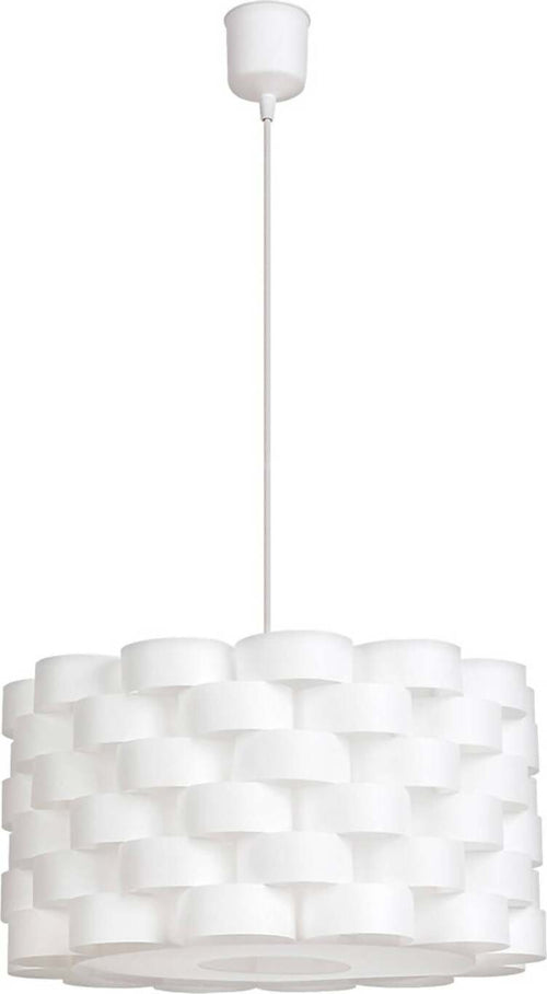 Novecento Lampadario a Soffitto Bianco Design Moderno Stile Scandinavo Lampadario Blanche 271 Lampadina E27 Illuminazione/Illuminazione per interni/Lampadari lampade a sospensione e plafoniere/Lampadari Ideart - Valdilana, Commerciovirtuoso.it
