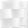 Novecento Lampadario a Soffitto Bianco Design Moderno Stile Scandinavo Lampadario Blanche 271 Lampadina E27 Illuminazione/Illuminazione per interni/Lampadari lampade a sospensione e plafoniere/Lampadari Ideart - Valdilana, Commerciovirtuoso.it