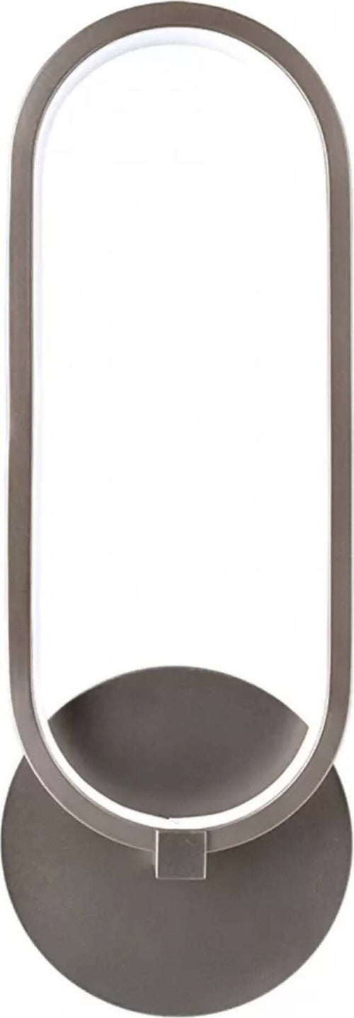 Novecento Plafoniera Satinata Ovale Design Moderno Lampada A Parete Per Interni Ginevra Plafoniera Con Led Incluso 15 W Casa e cucina/Illuminazione per interni/Lampadari lampade a sospensione e plafoniere/Plafoniere Ideart - Valdilana, Commerciovirtuoso.it