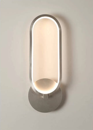 Novecento Plafoniera Satinata Ovale Design Moderno Lampada A Parete Per Interni Ginevra Plafoniera Con Led Incluso 15 W Casa e cucina/Illuminazione per interni/Lampadari lampade a sospensione e plafoniere/Plafoniere Ideart - Valdilana, Commerciovirtuoso.it