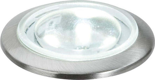 NP-Mini-far.-incasso-LED-rotondo-5x0,5W-3,6VA-230/12V-35mm-ferro-spazz/metallo-Paulmann-3291