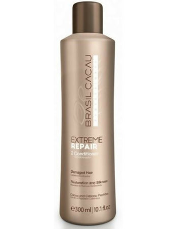 Cadiveu brasil cacau extreme repair conditioner 300 ml, ristrutturante per capelli danneggiati