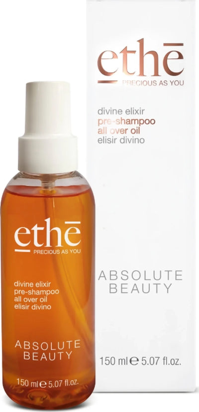 Emsibeth Ethè Absolute Beauty Divine Elixir Olio Pre Shampoo Nutriente Anti-Età Capelli Secchi e Sfibrati 150 ml