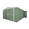 Casetta garage giardino Box in Acciaio Zincato 360x514cm x h2.32m - 320KG - 18,5mq - VERDE