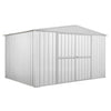 Box attrezzi giardino in Acciaio Zincato 360x260cm x h2.12m - 130KG - 9,36mq - BIANCO