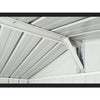 Box attrezzi giardino in Acciaio Zincato 360x260cm x h2.12m - 130KG - 9,36mq