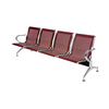 Panca per sala attesa aspetto studio medico o professionale a 4 posti - colore rosso