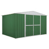 Box in Acciaio Zincato garage deposito attrezzi 360x260cm x h2.12m - 130KG - 9,36mq - VERDE