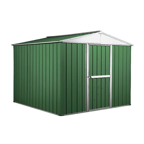 Box porta attrezzi casetta in Acciaio Zincato 276x260cm x h2.12m - 110KG - 7,2mq - VERDE