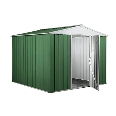 Box in Acciaio Zincato casetta attrezzi in lamiera 276x260cm x h2.12m - 110KG - 7,2mq