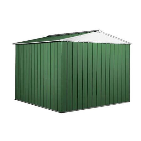 Box in Acciaio Zincato casetta attrezzi in lamiera 276x260cm x h2.12m - 110KG - 7,2mq