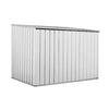 Box in Acciaio Zincato casetta attrezzi da giardino 260x185cm x h1.92 m - 85kg - 4,81mq - BIANCO