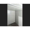 Box in Acciaio Zincato casetta attrezzi da giardino 260x185cm x h1.92 m - 85kg - 4,81mq