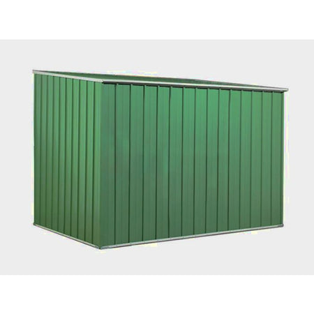Casetta giardino in lamiera Box in Acciaio Zincato 260x185cm x h1.92m - 85kg - 4,81mq - VERDE