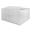 Box in Acciaio Zincato garage attrezzi lamiera 360x3.45cm x h2.12m - 150KG - 12,42mq