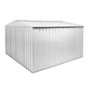 Box in Acciaio Zincato garage attrezzi lamiera 360x3.45cm x h2.12m - 150KG - 12,42mq