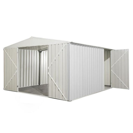 Garage deposito lamiera Box in Acciaio Zincato 360x430cm x h2.10m - 185KG - 15,48mq