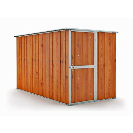 Box giardino casetta attrezzi in Acciaio Zincato 175x307cm x h1.82m - 95KG - 5,4mq - LEGNO
