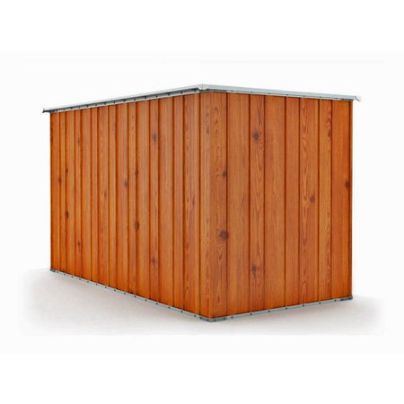Box giardino casetta attrezzi in Acciaio Zincato 175x307cm x h1.82m - 95KG - 5,4mq - LEGNO