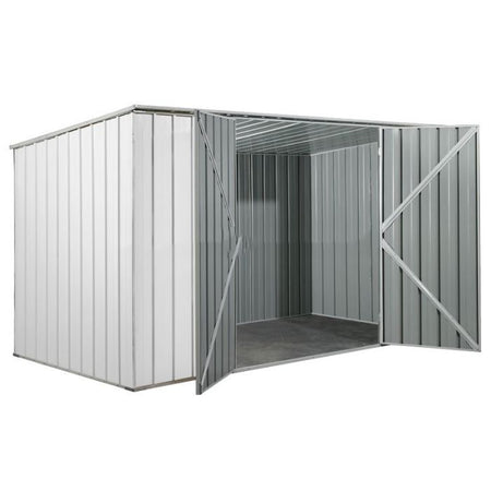 Casetta deposito lamiera Box in Acciaio Zincato 345x186cm x h1.92m - 98KG - 6.42mq
