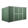 Casetta giardino lamiera Box in Acciaio Zincato 345x186cm x h1.92m - 98KG - 6.42mq - VERDE