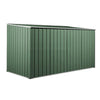 Casetta giardino lamiera Box in Acciaio Zincato 345x186cm x h1.92m - 98KG - 6.42mq - VERDE