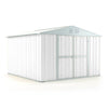 Casetta giardino Box attrezzi in Acciaio Zincato 327x307cm x h2.15m - 145KG - 10,04mq - BIANCO