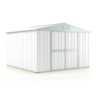 Casetta giardino Box attrezzi in Acciaio Zincato 327x307cm x h2.15m - 145KG - 10,04mq