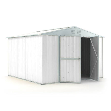 Casetta giardino Box attrezzi in Acciaio Zincato 327x307cm x h2.15m - 145KG - 10,04mq