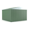 Box lamiera giardino casetta attrezzi in Acciaio Zincato 327x307cm x h2.15m - 145KG - 10,04mq - VERDE