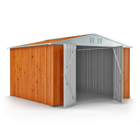 Casetta giardino Box attrezzi in Acciaio Zincato 327x307cm x h2.15m - 145KG - 10,04mq