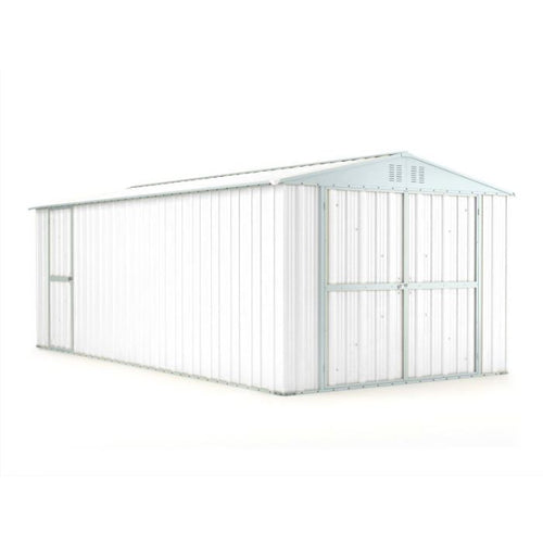 Box in lamiera garage auto Acciaio Zincato 327x611cm x h2.35m - 346KG - 19,98mq