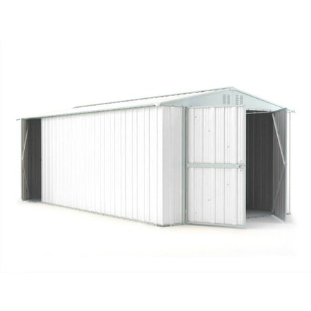 Box in lamiera garage auto Acciaio Zincato 327x611cm x h2.35m - 346KG - 19,98mq