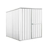 Box lamiera attrezzi casetta giardino in Acciaio Zincato 175x185cm x h1.92m - 70KG - 2,92mq - BIANCO