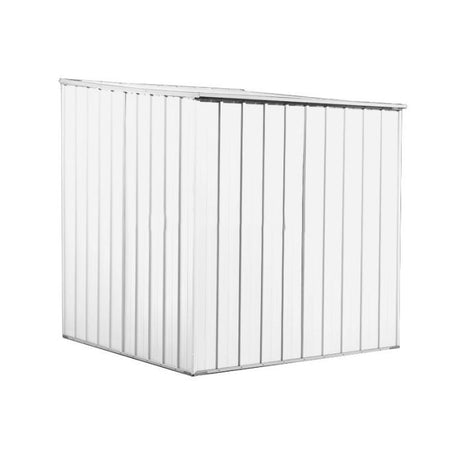Box lamiera attrezzi casetta giardino in Acciaio Zincato 175x185cm x h1.92m - 70KG - 2,92mq - BIANCO