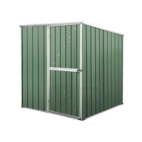 Box in Acciaio Zincato casetta attrezzi da giardino 175x185cm x h1.92m - 70KG - 2,92mq - VERDE