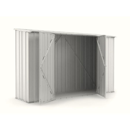 Casetta giardino Box in lamiera di Acciaio Zincato 307x100cm x h1.92m - 75KG - 3.07mq