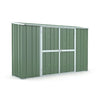 Box in Acciaio Zincato casetta attrezzi giardino 307x100cm x h1.92m - 75KG - 3.07mq - VERDE