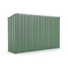 Box in Acciaio Zincato casetta attrezzi giardino 307x100cm x h1.92m - 75KG - 3.07mq - VERDE