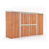 Casetta giardino Box in lamiera di Acciaio Zincato 307x100cm x h1.92m - 75KG - 3.07mq